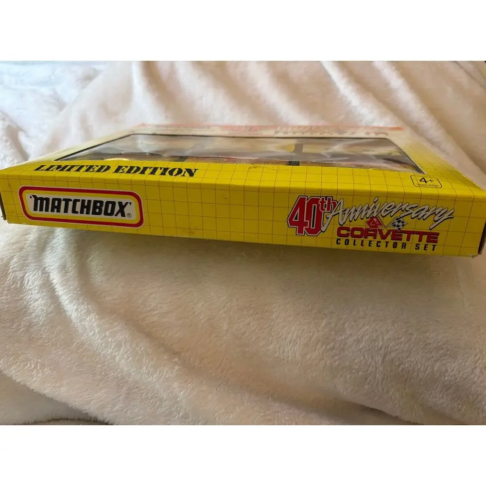 Matchbox 40th Anniversary Corvette Collector Set 5 Diecast Cars Limited Edition